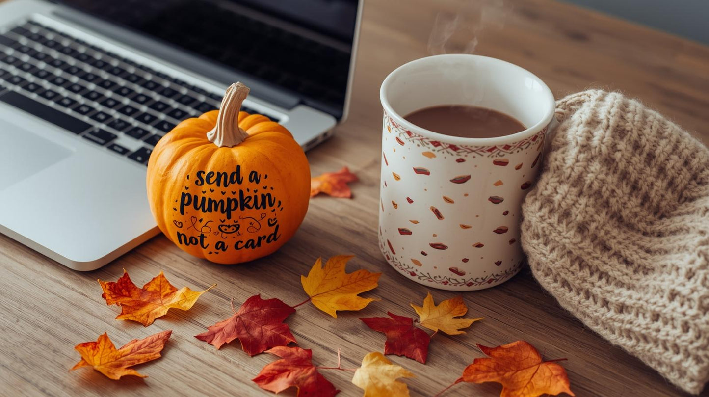 Personalized Pumpkin Mail 🎃 Hand-Lettered Fall Gift & Happy Mail