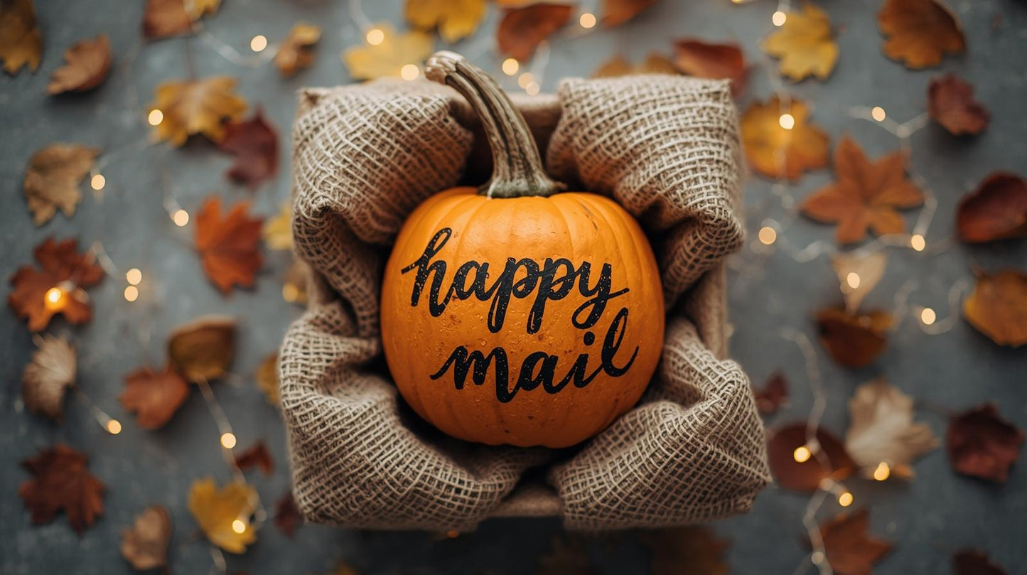 Personalized Pumpkin Mail 🎃 Hand-Lettered Fall Gift & Happy Mail